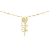 Julia 14K Gold Necklace w. Diamonds