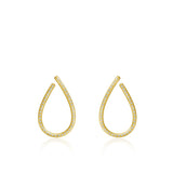 Kharisma Galaxy Medium 18K Gold Earrings w. Diamond