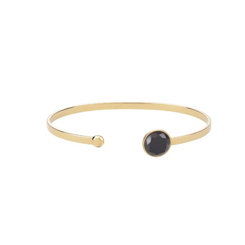 Fine Incisions 18K goldenes Armband m. Diamant