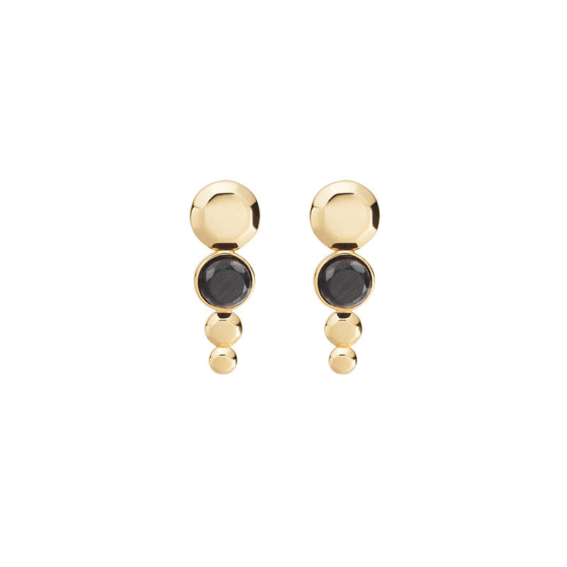 Was Dust 18K Gold Stud w. Diamond