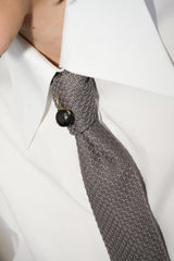 Meadow 18K Gold Earring w. 7ct Mpingo Wood