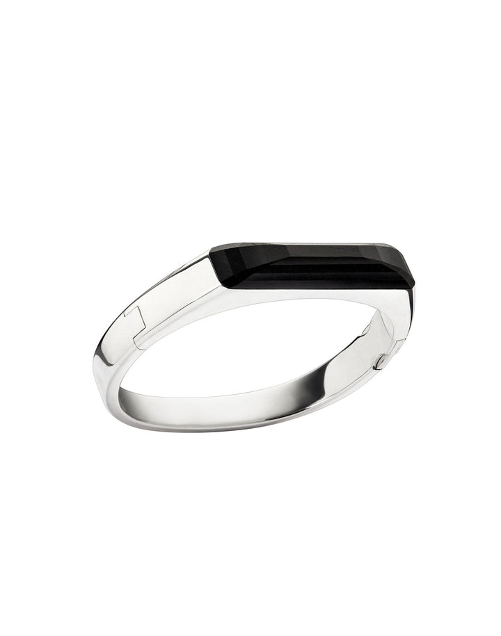 Legacy Silver Bracelet w. Mpingo Wood