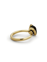 Petal 18K Gold Ring w. 3ct Mpingo Wood