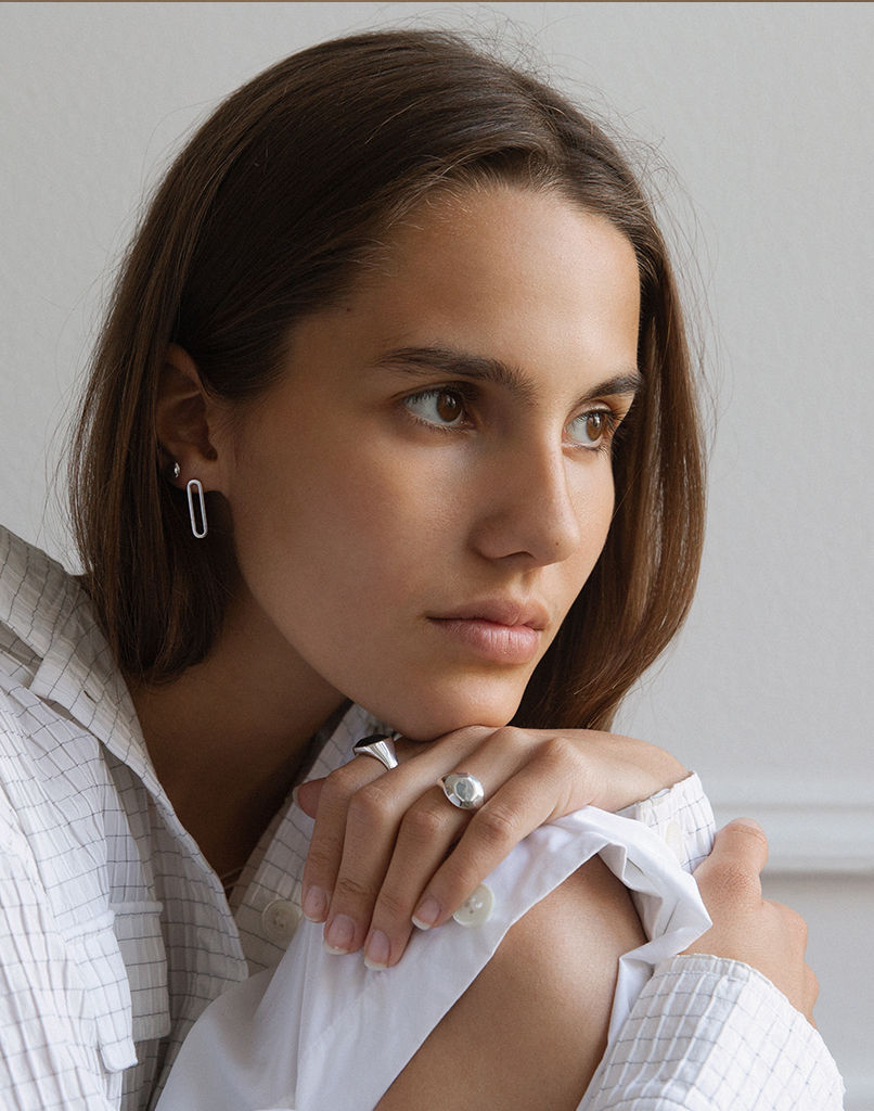 Wise Tears Silver Ring