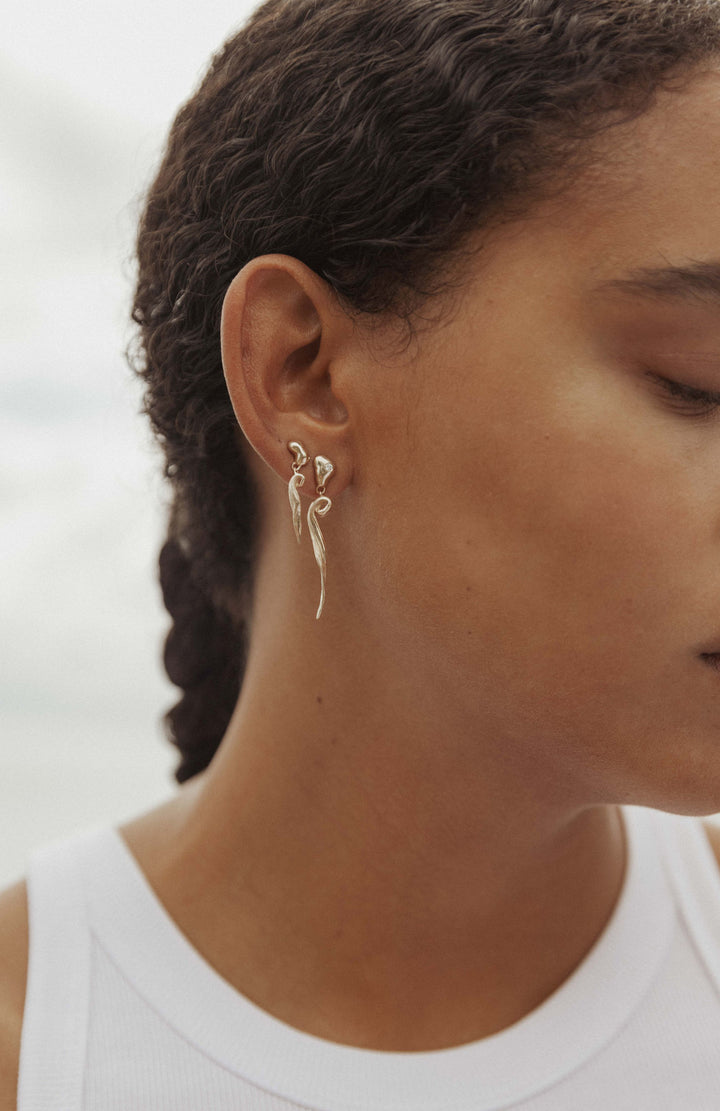 Palea Hanger I 14K Gold Earring