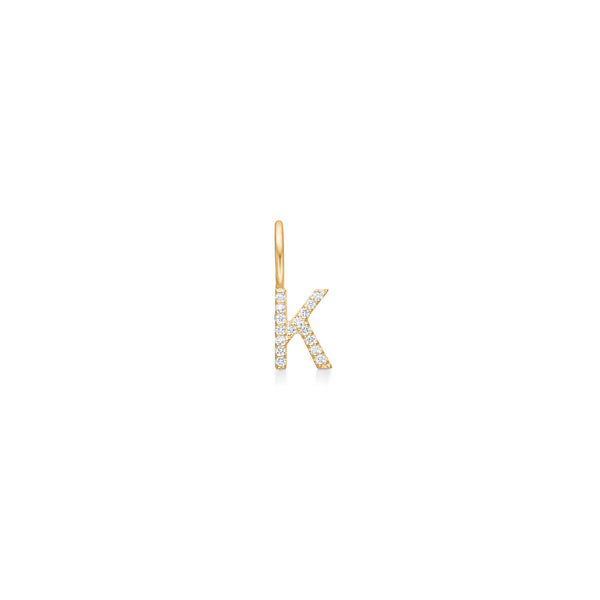 My K 18K Gold Pendant w. Diamonds
