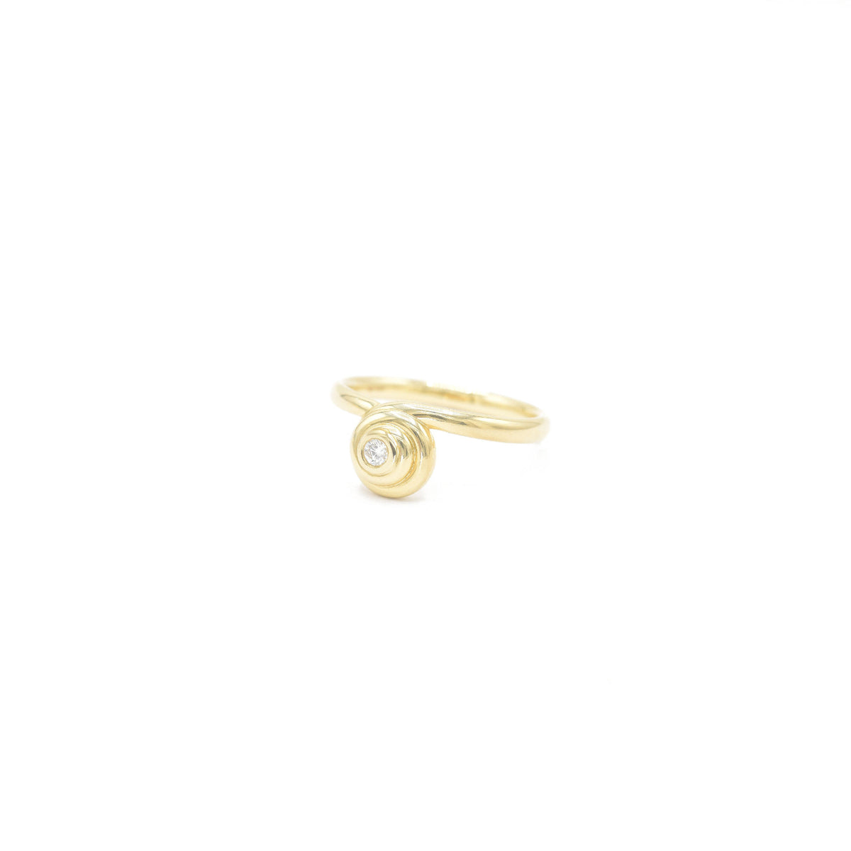 Kate 14K Guld Ring m. Diamant