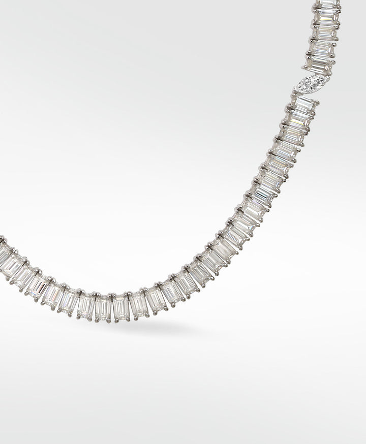 Veto Lux 14K Whitegold Necklace w. Lab-Grown Diamonds