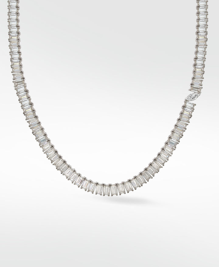 Veto Lux 14K Whitegold Necklace w. Lab-Grown Diamonds