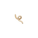 Mini Loop 9K Gold Earring