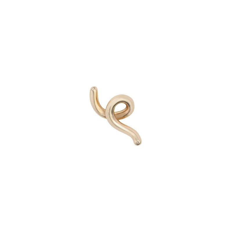 Mini Loop 9K Gold Earring