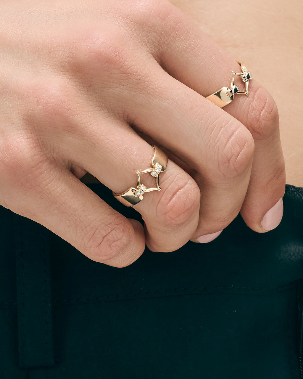 Eboris Corset 18K Gold Ring