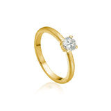 Lumina 18K Guld Ring m. Diamant 0.50 ct