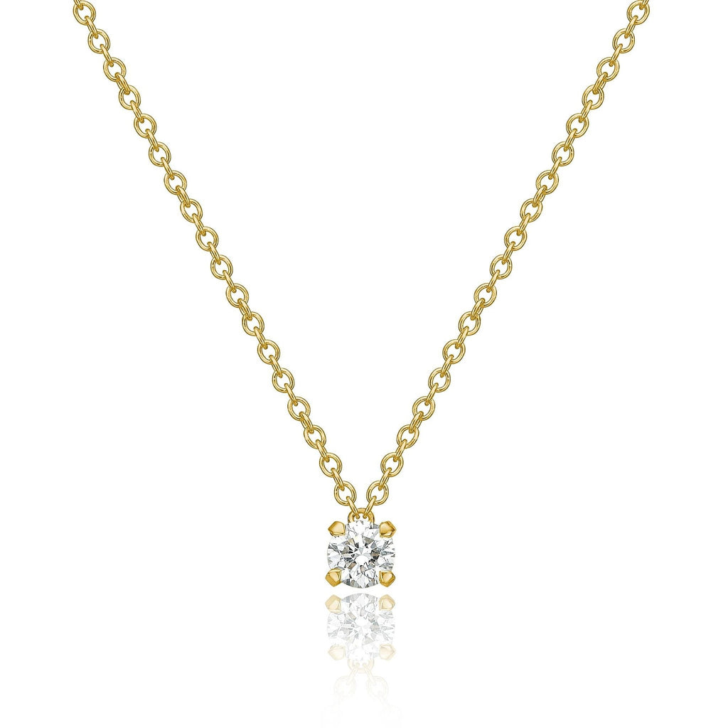Lumina 18K Guld Halskæde m. Diamant 0.23 ct 