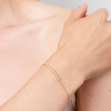 Noa 14K Gold Bracelet w. Diamonds