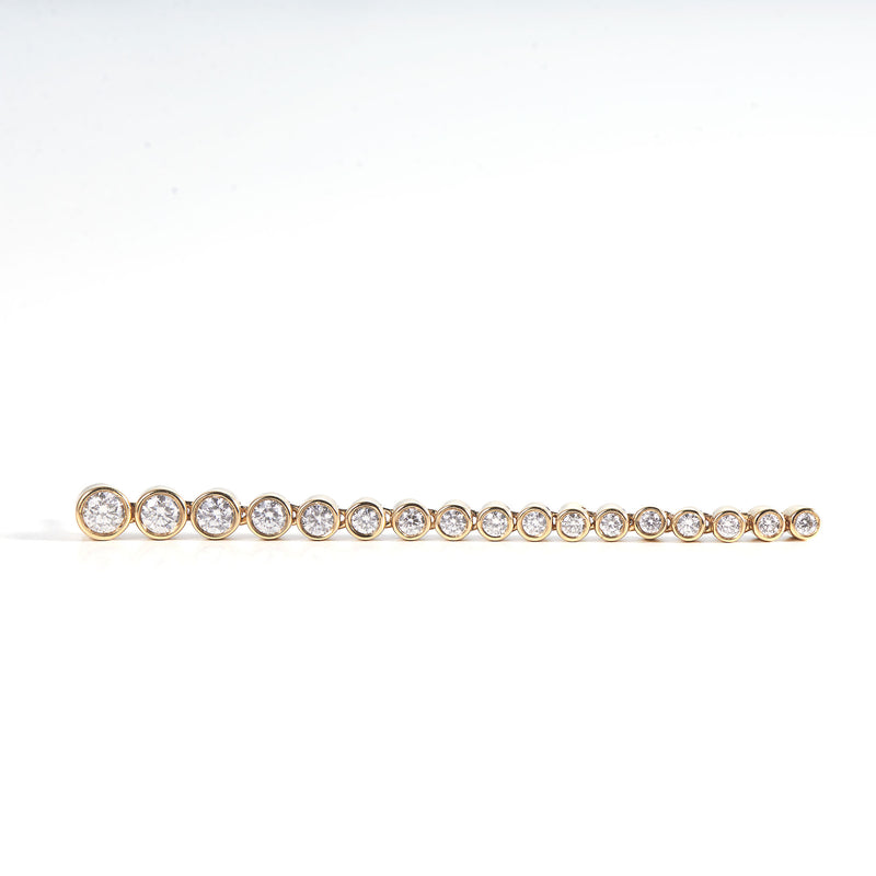 Veda 14K Gold Earrings w. Diamonds