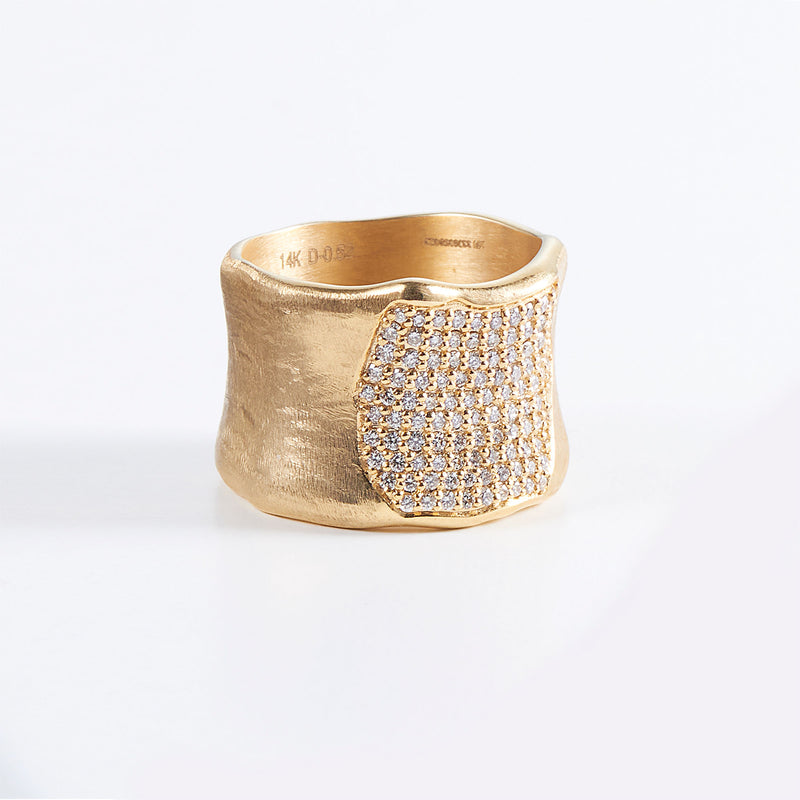 TIARA 14K Guld Ring m. Diamanter