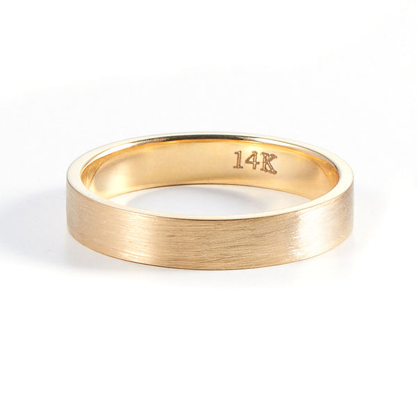 LEO 14K Gold Ring 5 mm