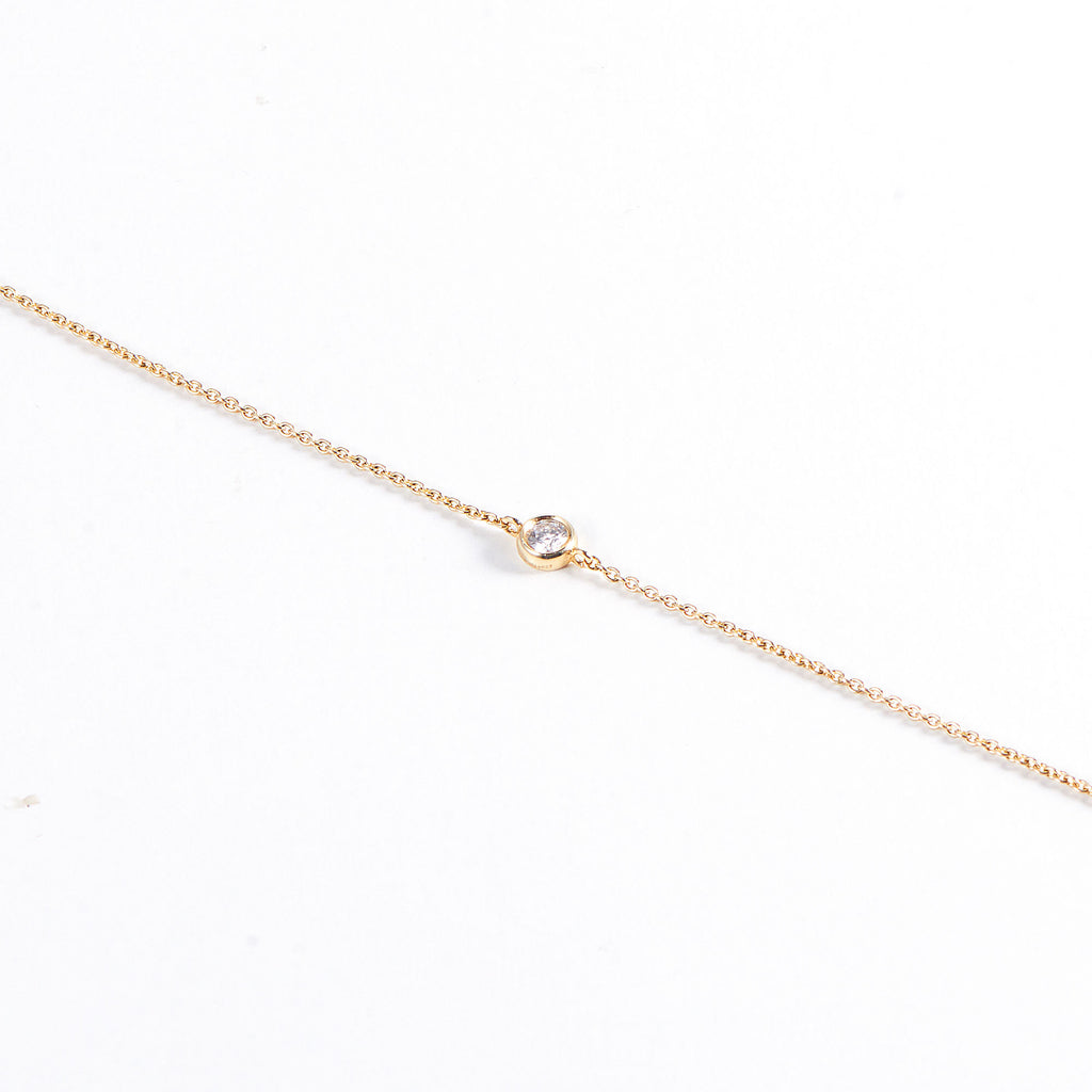 0.05 ct. Armband aus 14K Gold mit Diamant