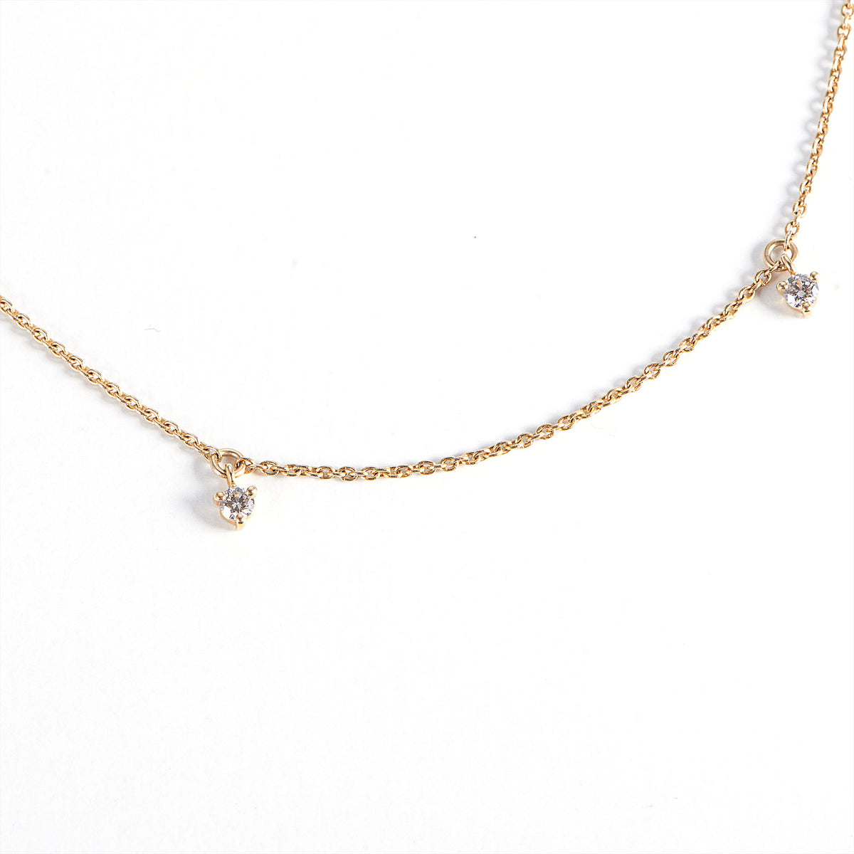 Six Diamant Halskette