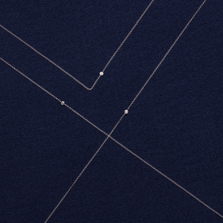 Legacy 18K Whitegold Necklace w. Diamond