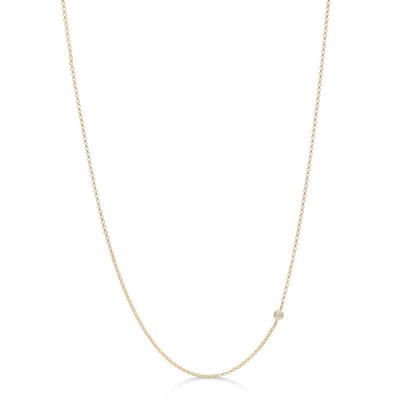 Legacy 18K Gold Necklace w. Diamond