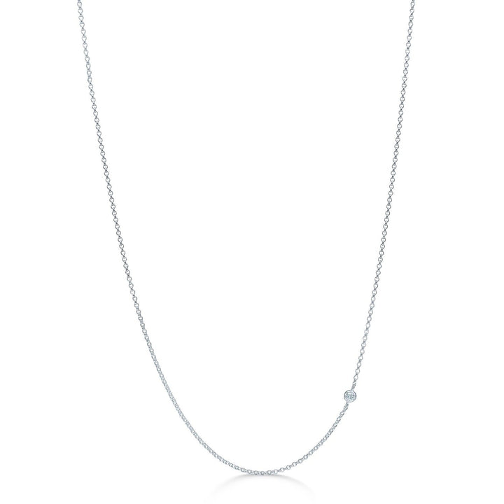 Legacy 18K Whitegold Necklace w. Diamond
