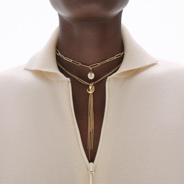 The Legacy Knot 18K Gold Necklace