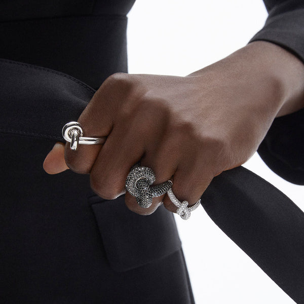 Legacy Knot Medium (Loose) 18K Whitegold Ring