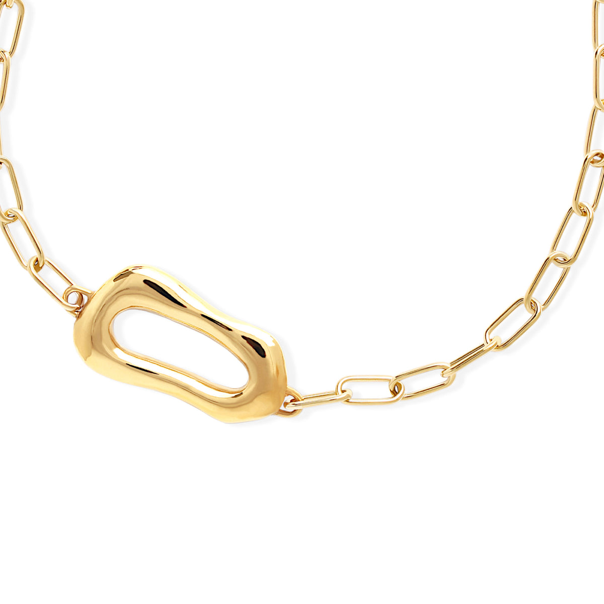 Leona Gold Plated Halskette