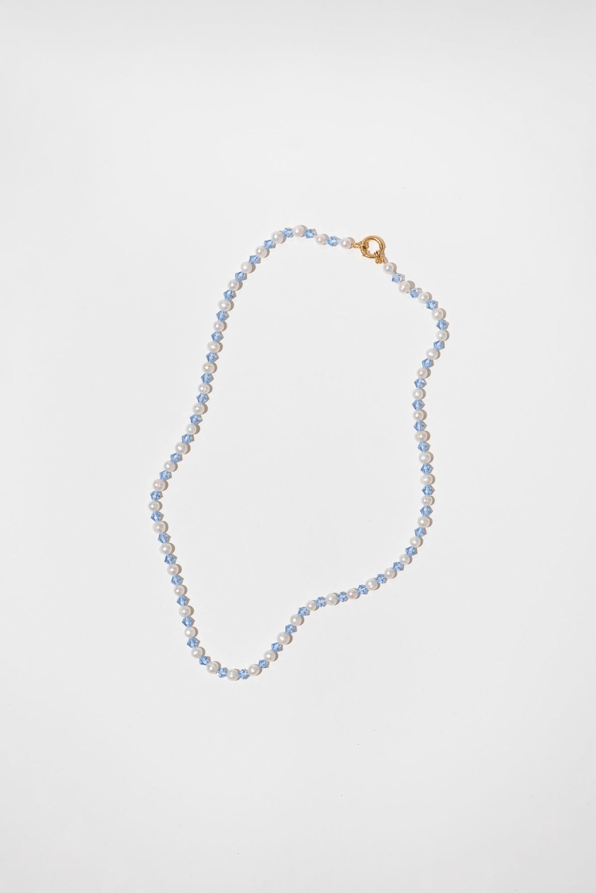 The Ocean Pearl 18K Gold Plated Long Necklace w. Pearls & Beads