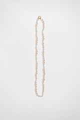 The Pearl Variation Beach 18K Gold Plated Long Necklace w. Pearls