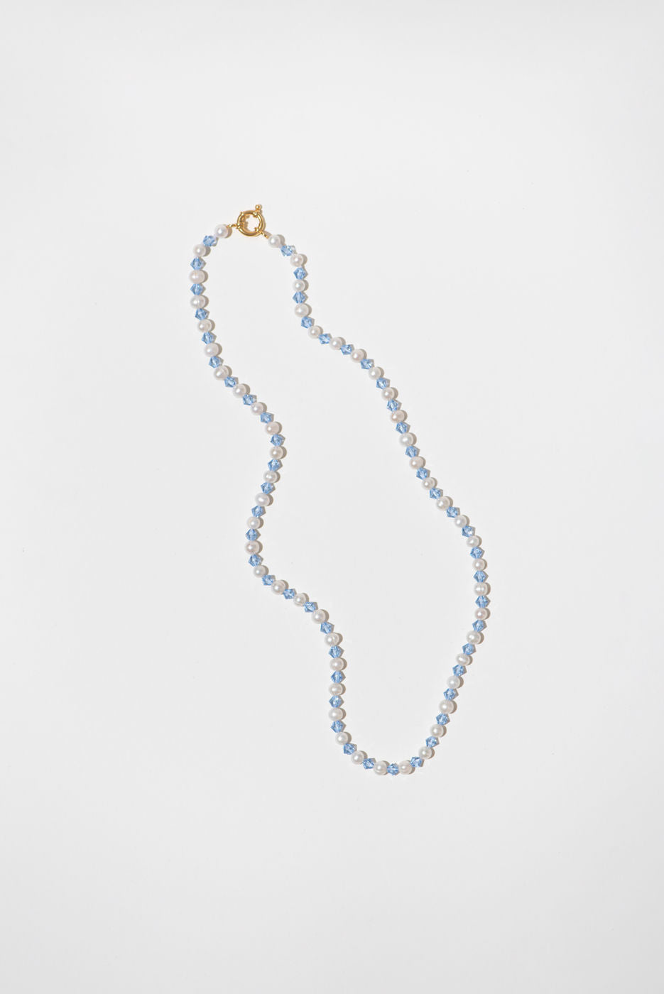 The Ocean Pearl 18K Gold Plated Long Necklace w. Pearls & Beads