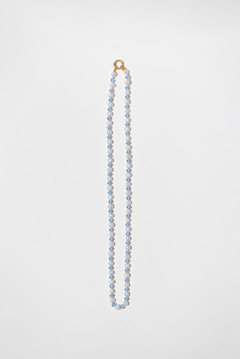 The Ocean Pearl 18K Gold Plated Long Necklace w. Pearls & Beads