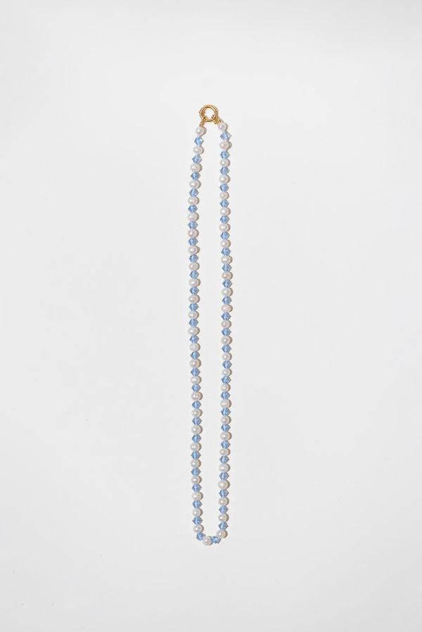 The Ocean Pearl 18K Gold Plated Long Necklace w. Pearls & Beads