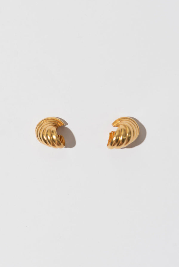 The Sea Creatures 18K Gold Plated Hoops