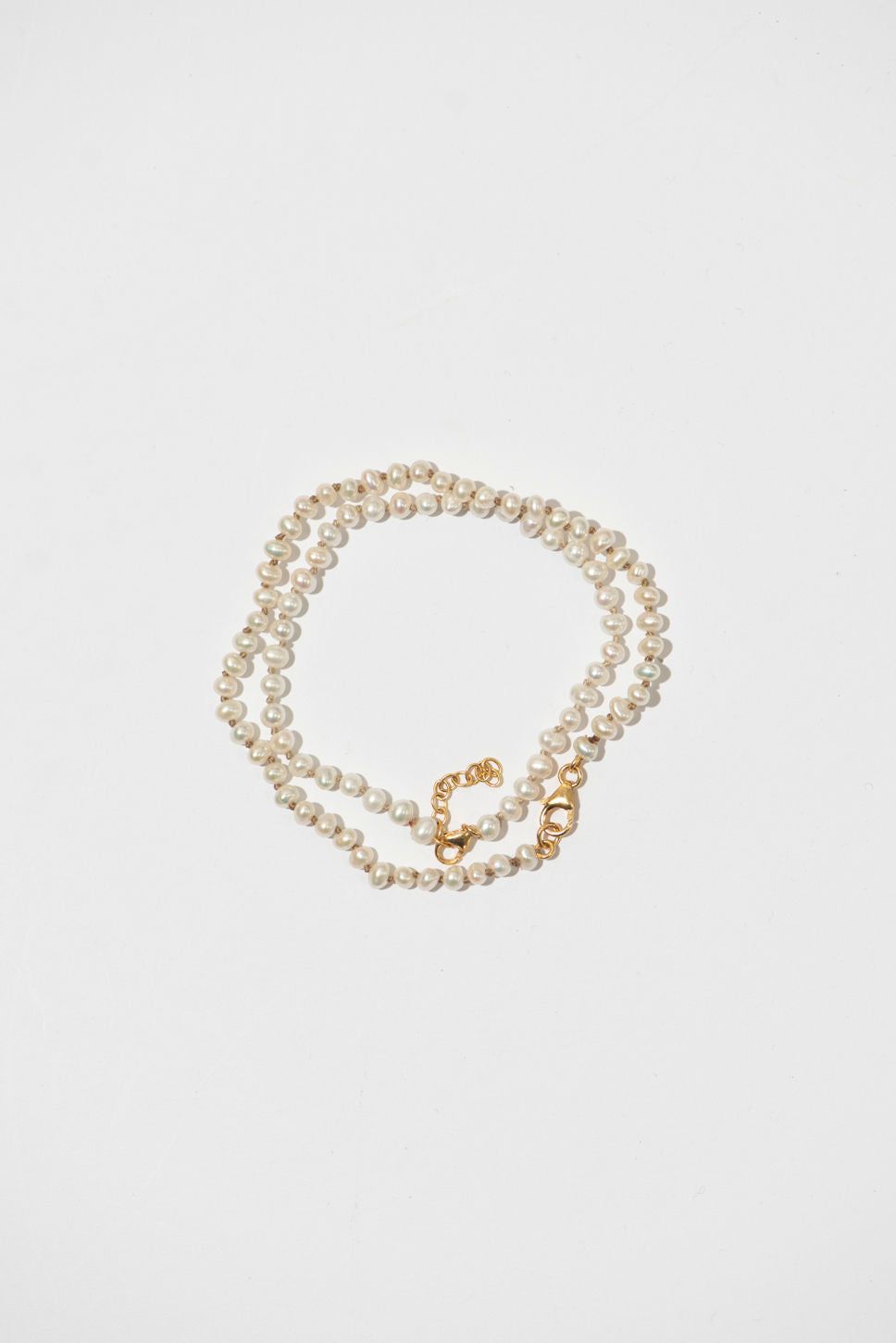 The Mothers-day 18K Gold Plated Bracelet Set w. Pearls