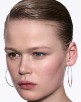 Liv 50mm 14K White Gold Hoop