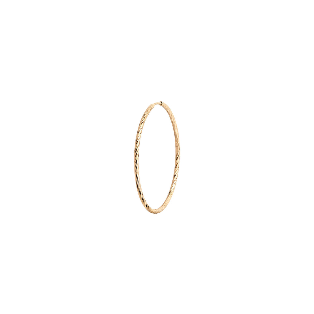 Liv 25mm 14K Gold Hoop