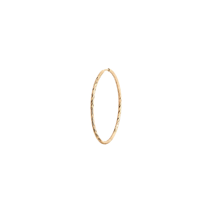 Liv 25mm 14K Gold Hoop