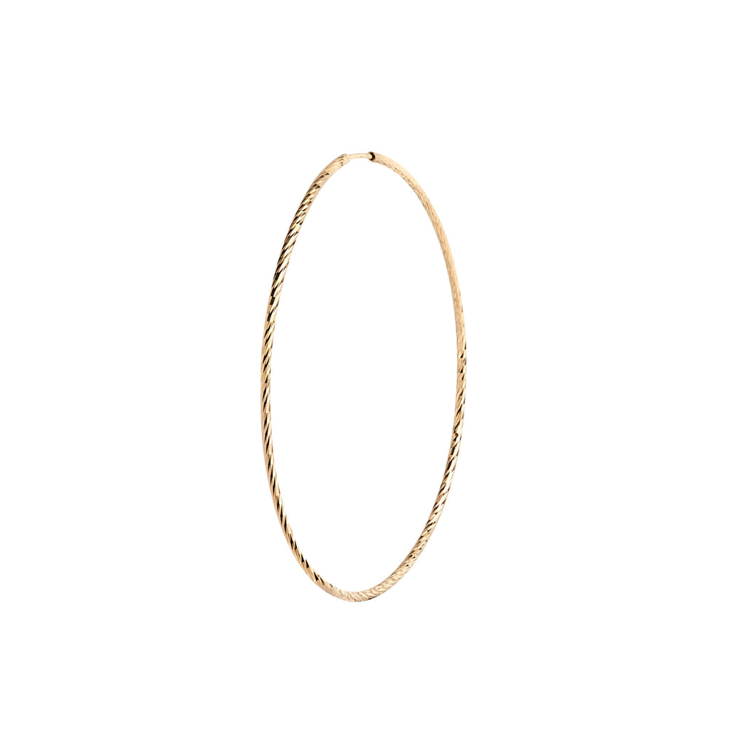 Liv 50mm 14K Gold Hoop