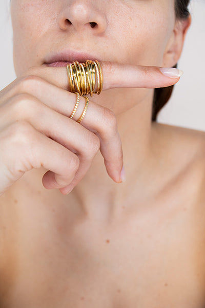 Mirrar 06 18K Guld Ring