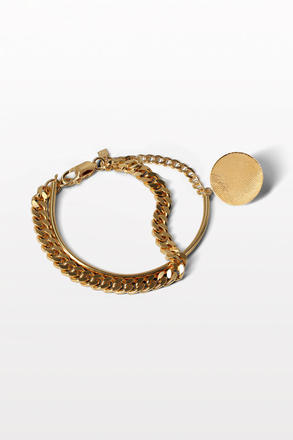Contra 02 18K Gold Plated Bracelet