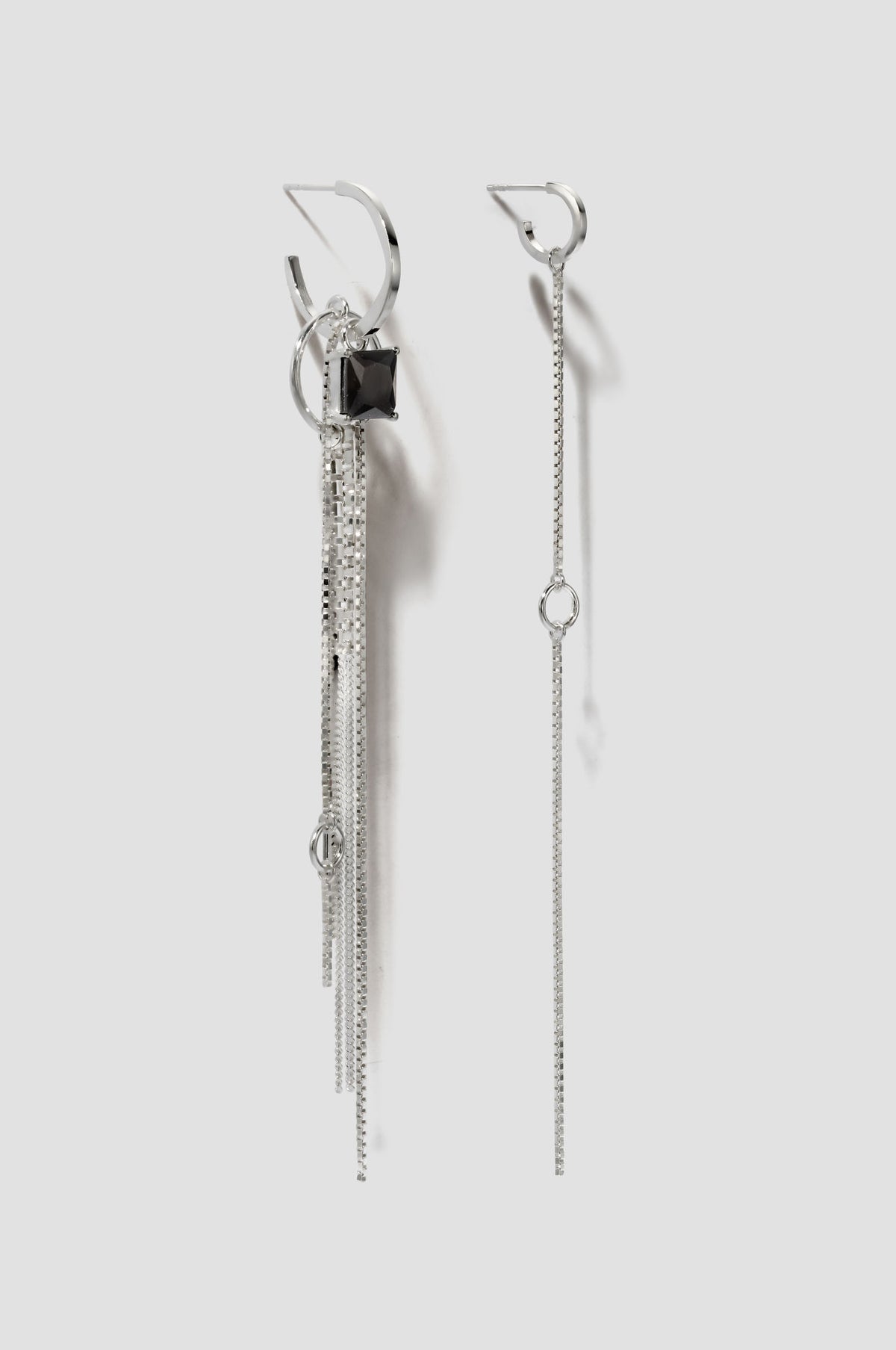 Epoc 03 Silver Studs w. Onyx