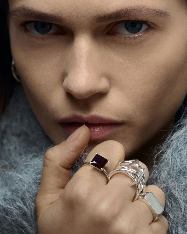 Epoc 01 Silver Ring