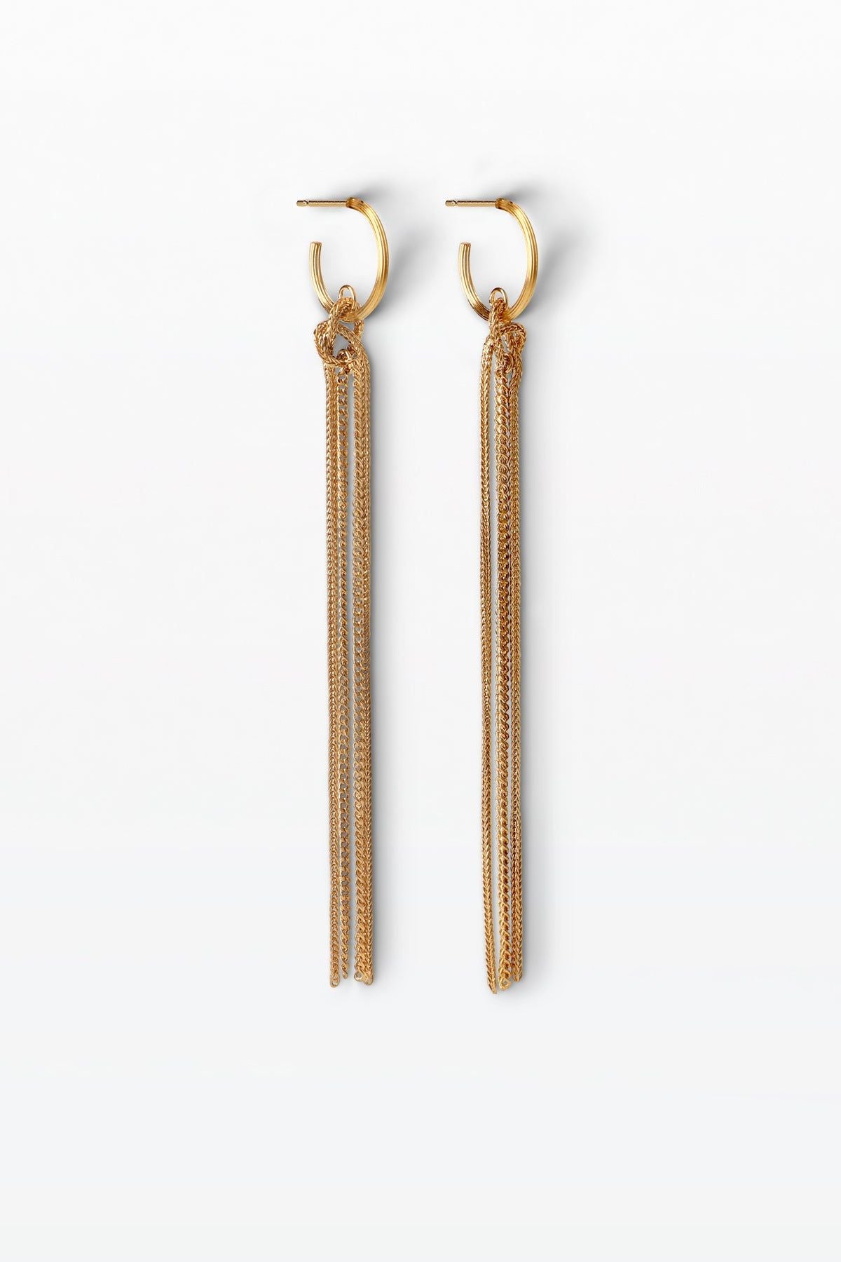 Strata 03 18K Gold Plated Earrings