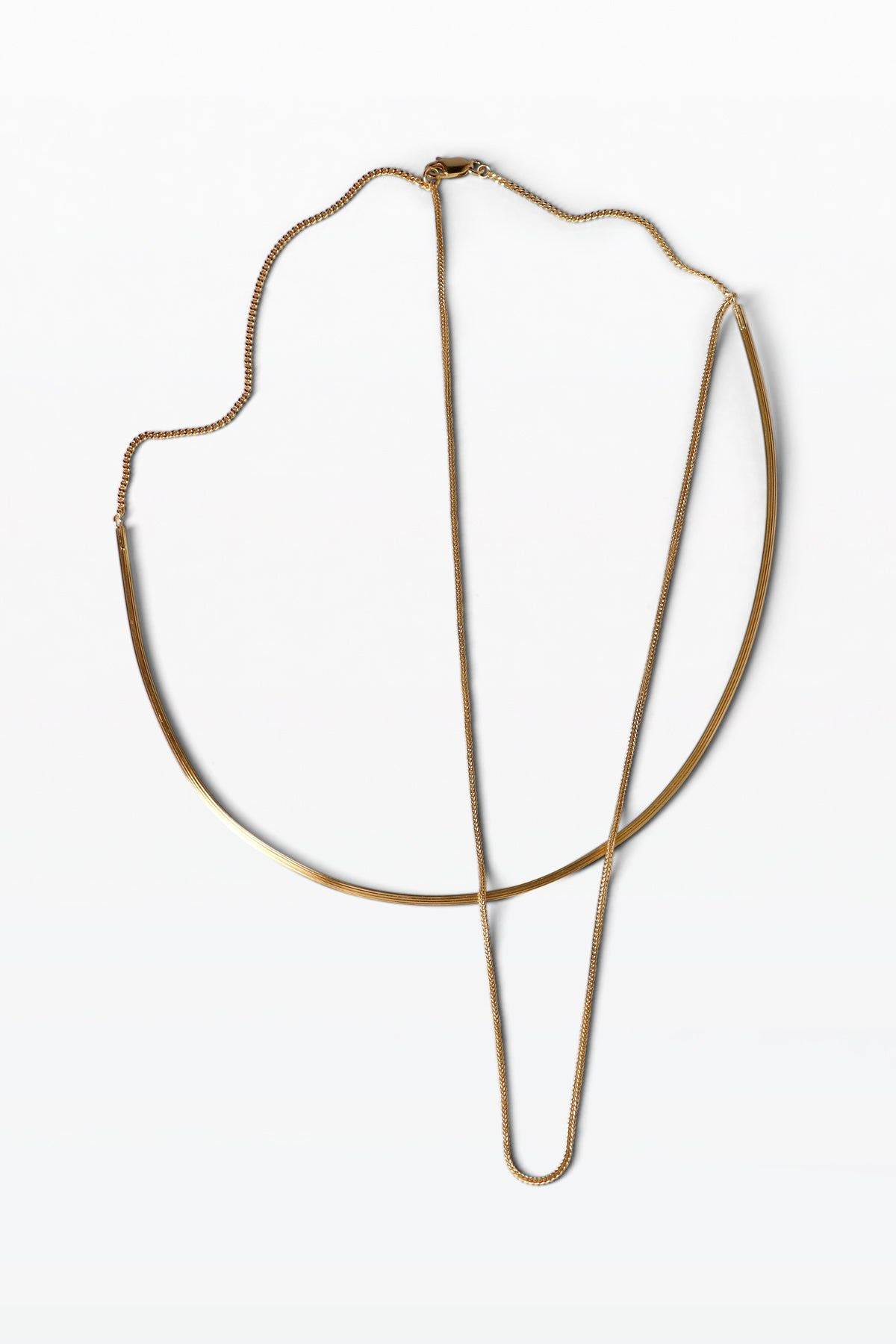 Strata 02 18K Gold Plated Necklace