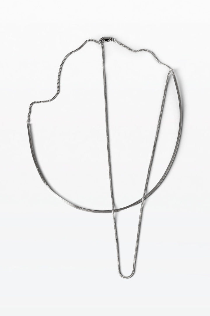 Strata 02 Sølv Halskæde