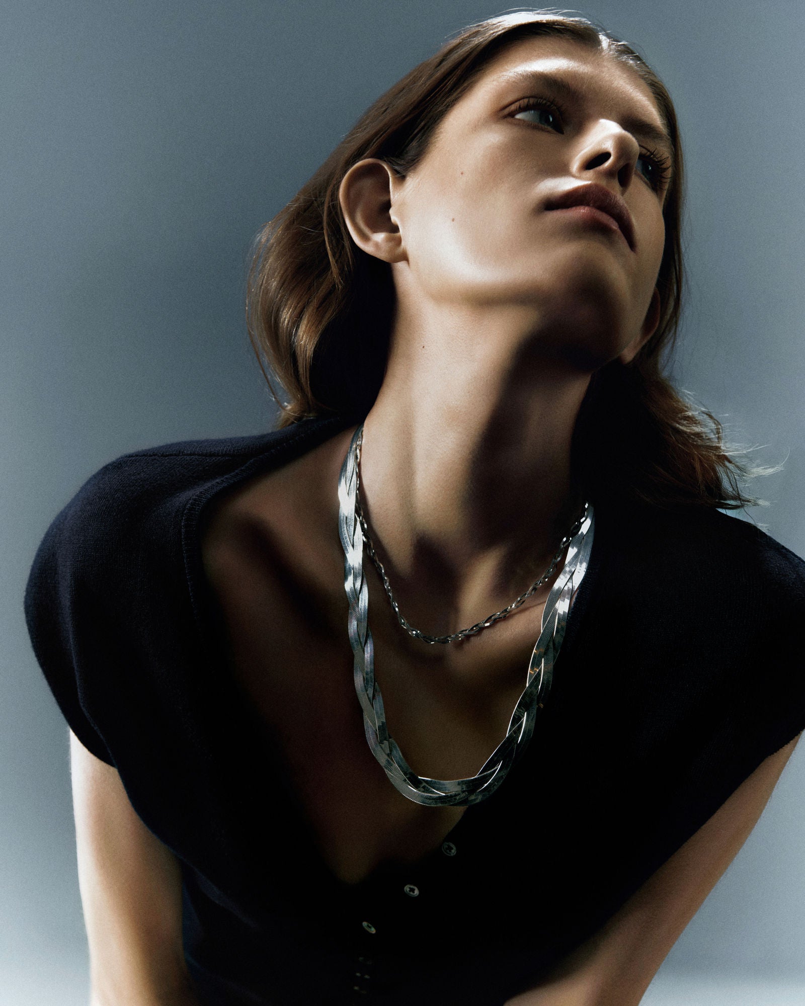 Sync 04 Silver Necklace