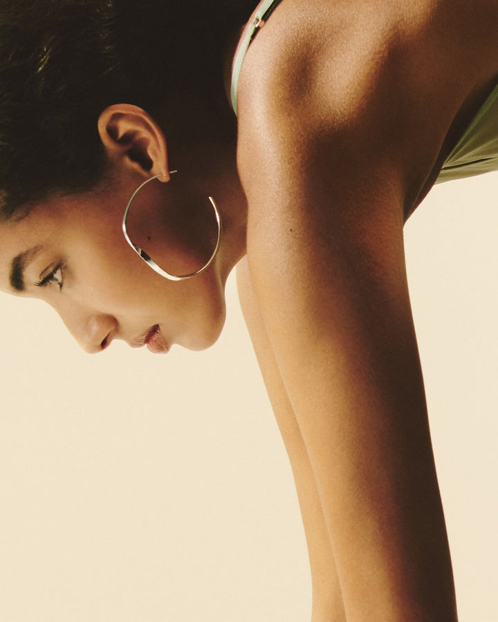 Verto 02 Gold Plated Hoops